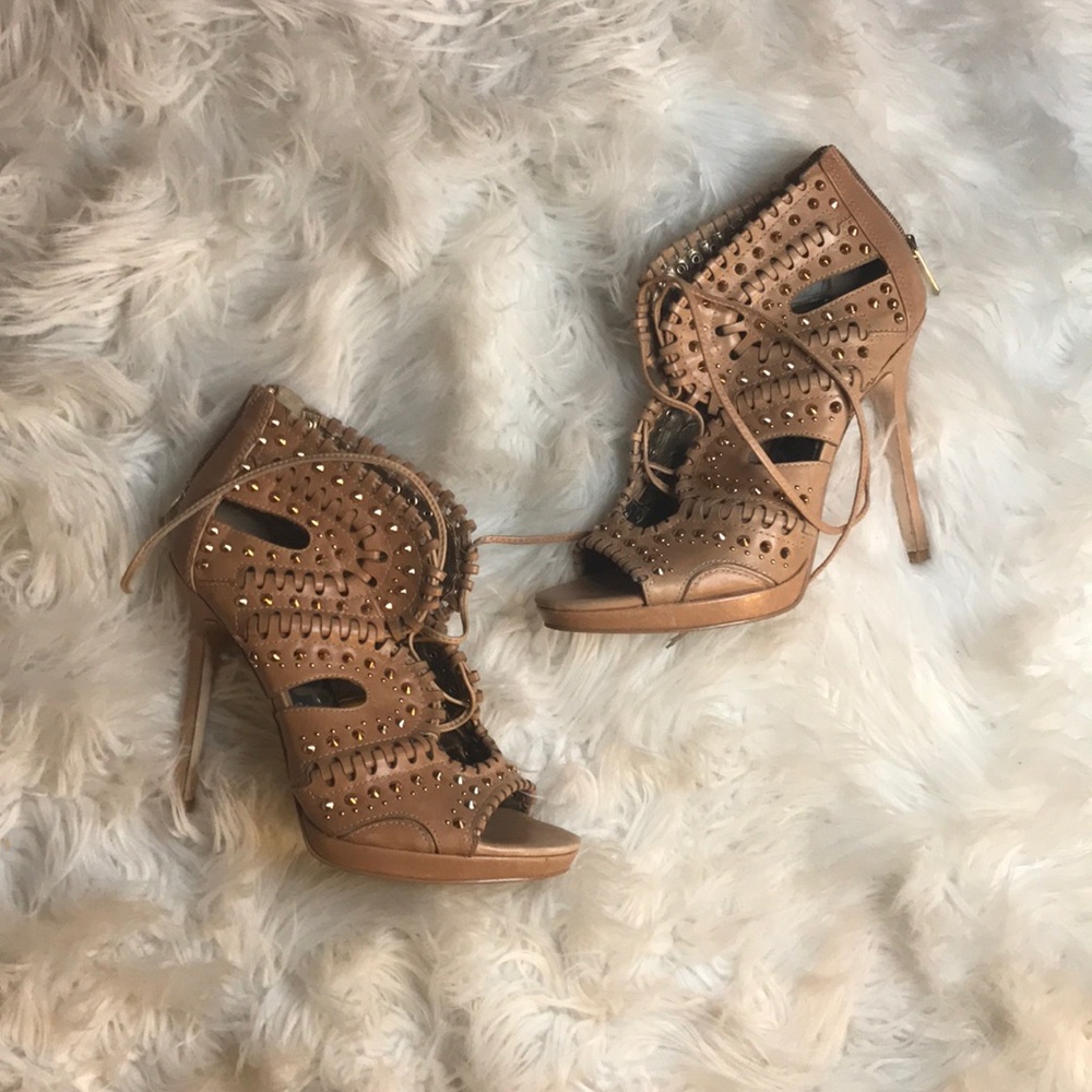SAM EDELMAN studded stilettos 5.5
